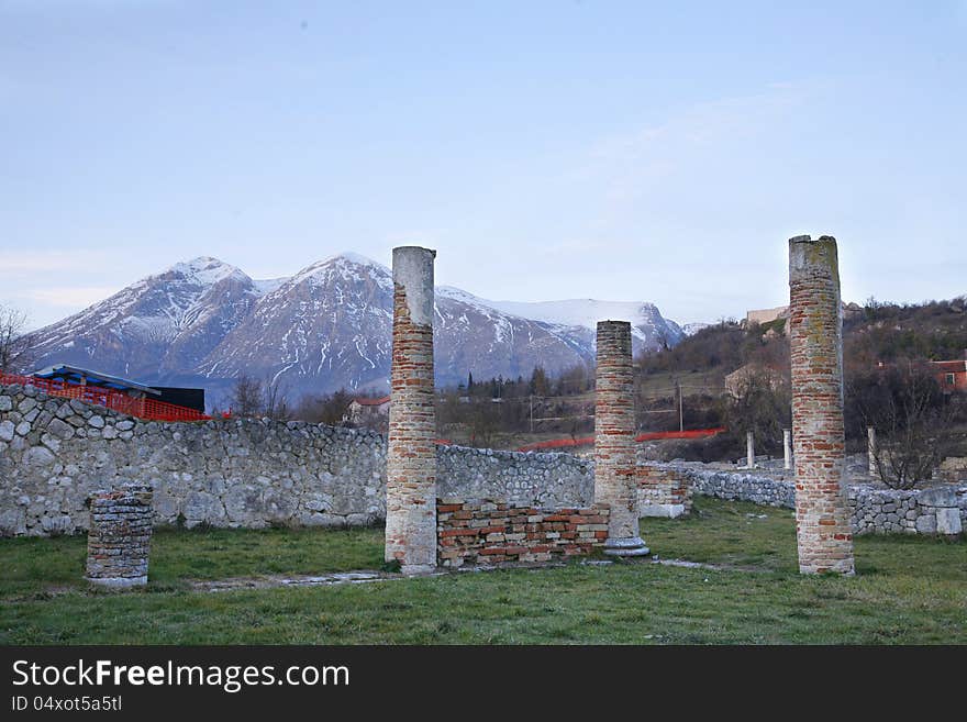 Ruins of Alba Fucens - Aquila - Italy