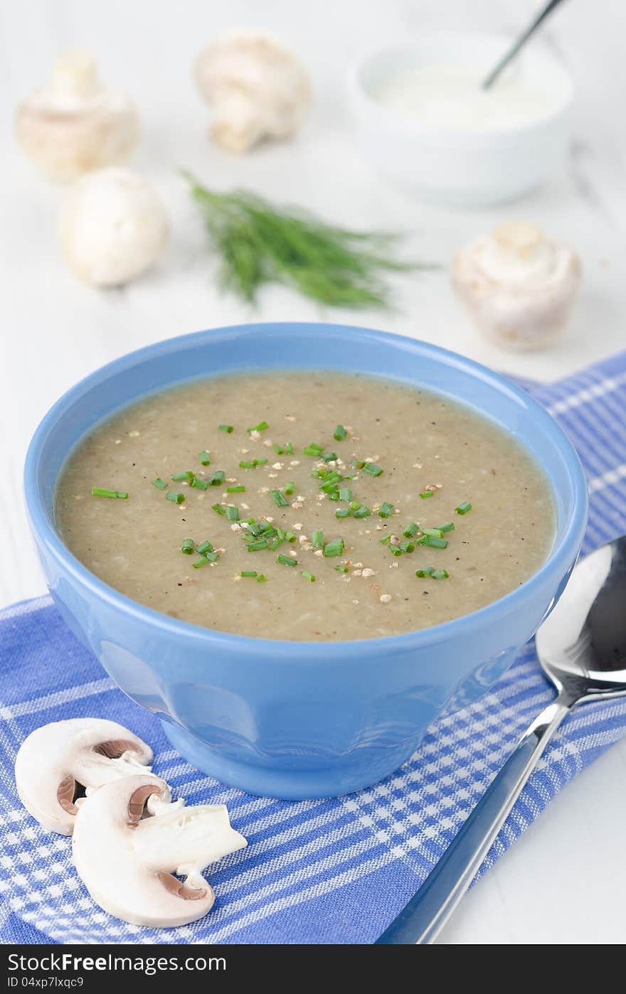 Bowl Of Mushroom Soup