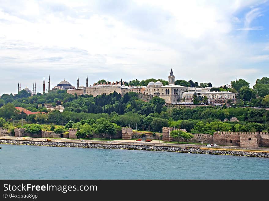 Istanbul, view from Bosporus strait