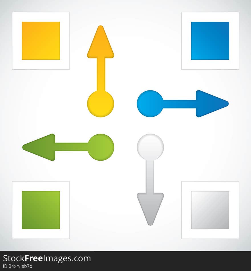 Presentation Template. Business arrows