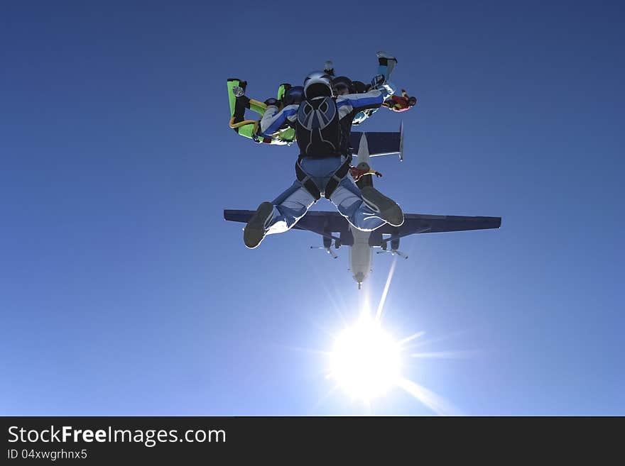 Skydiving photo.