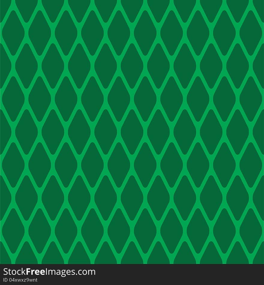 Green Seamless Rhomb