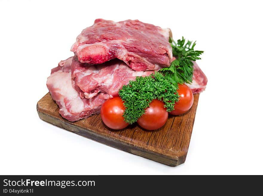 Uncooked meat