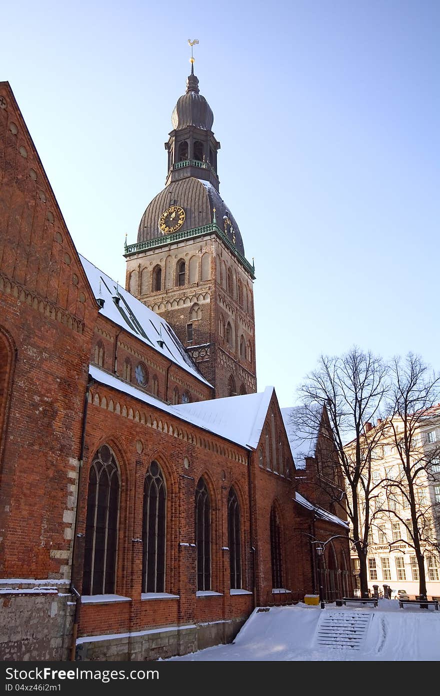 Churchs Exterior And Steeple