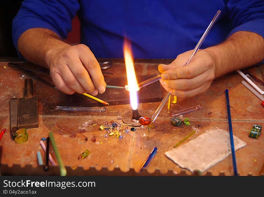 Traditional Glass maker