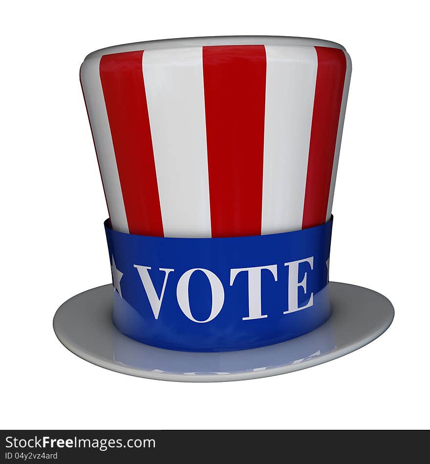 Vote Uncle Sam Hat