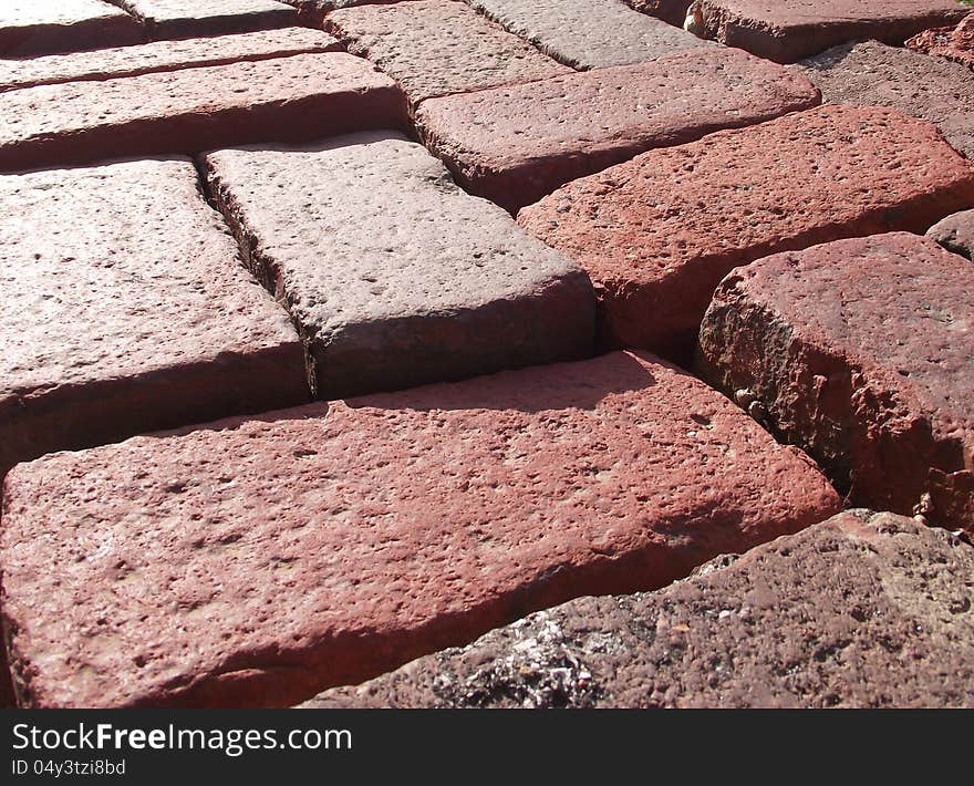 Bricks Detail In Perspective