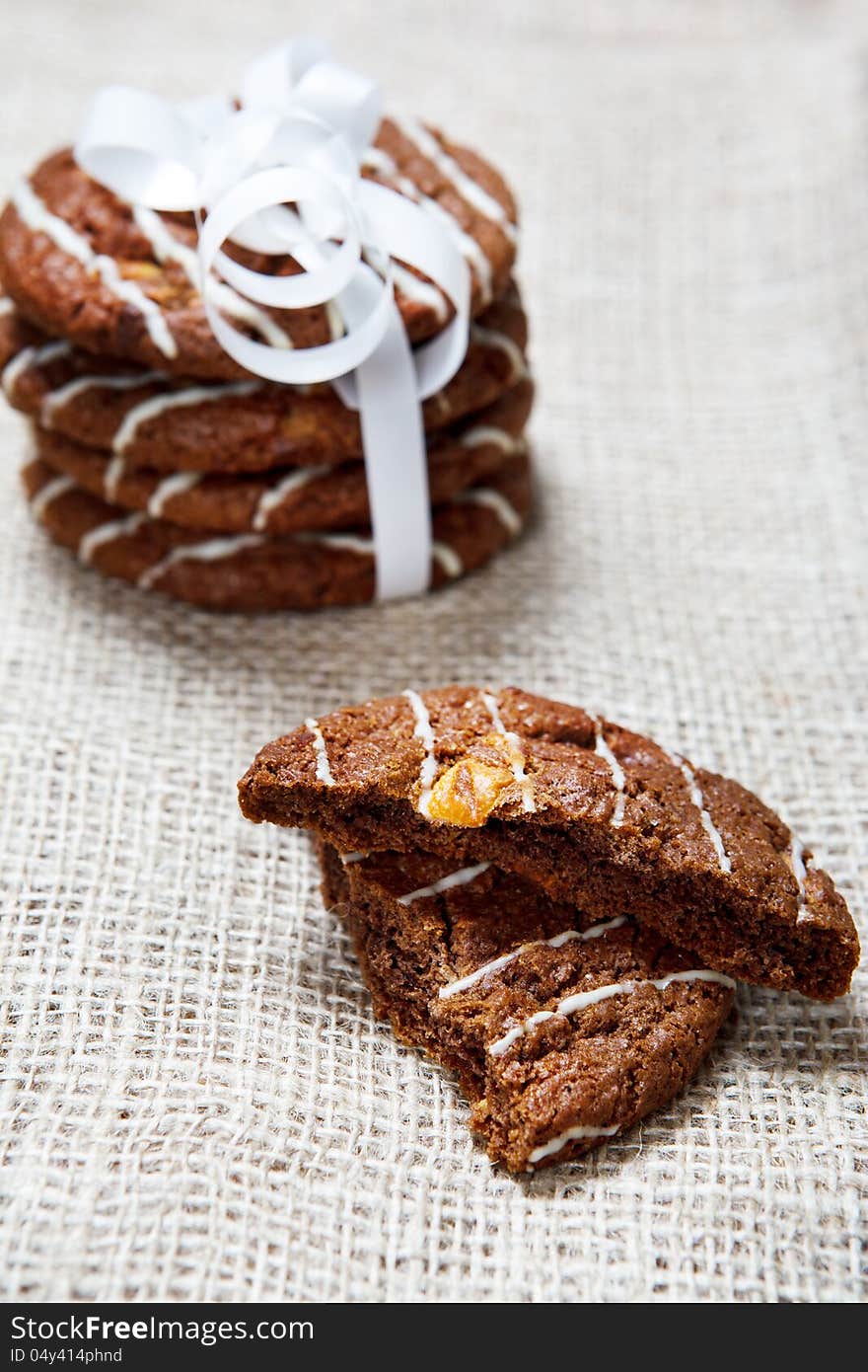 Biological chocolate cookies