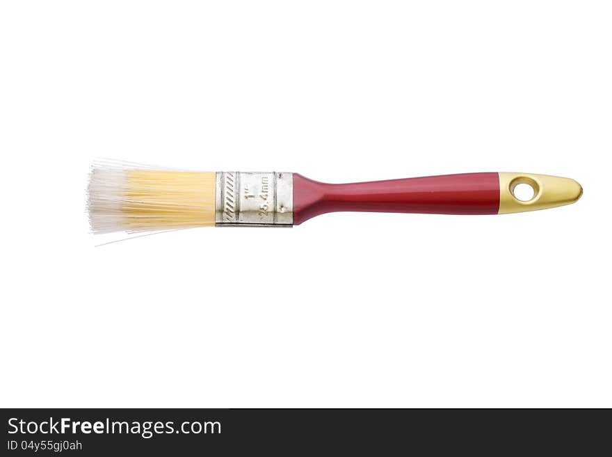 Paint brush isolated on white