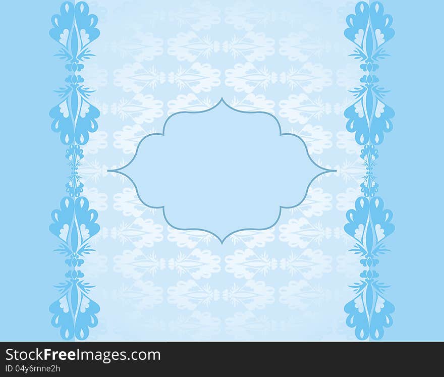 Vintage frame background design. Vintage frame background design