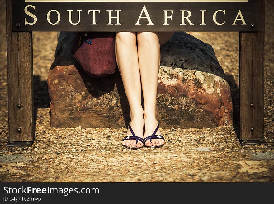 Legs of a visiter to South Africa. Legs of a visiter to South Africa.