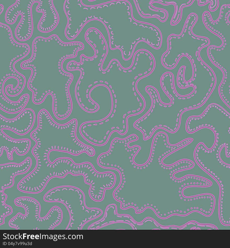 Abstract shapes seamless pattern vector eps8