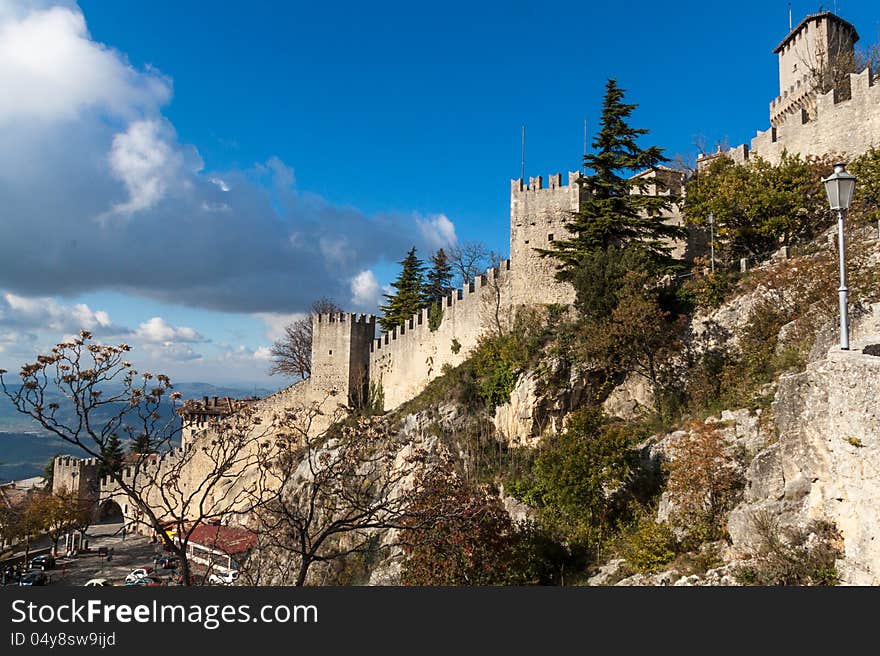 Castle In San Marino