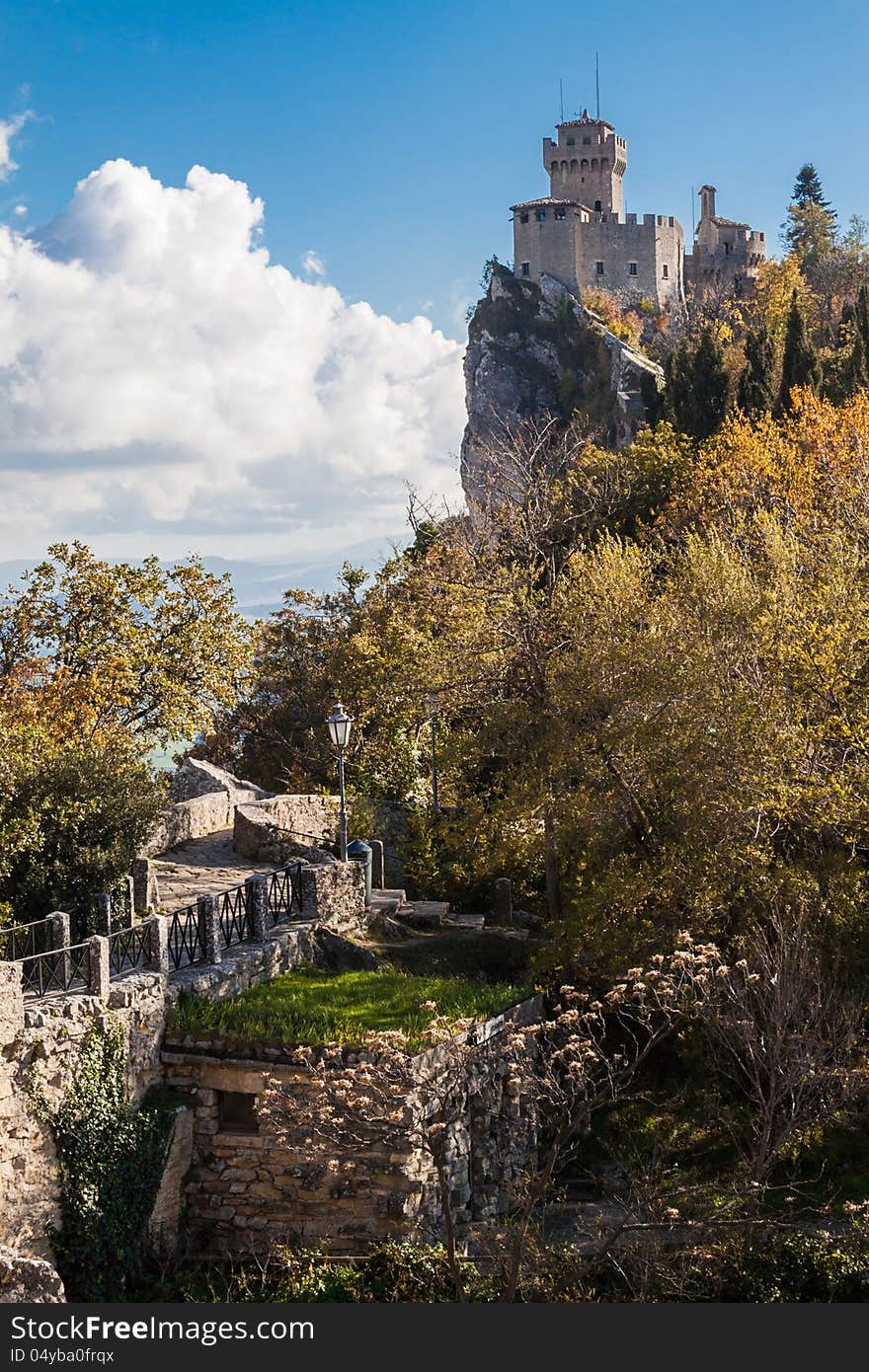 San Marino castle