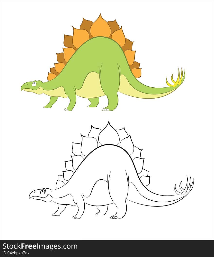 This is image of Stegosaurus