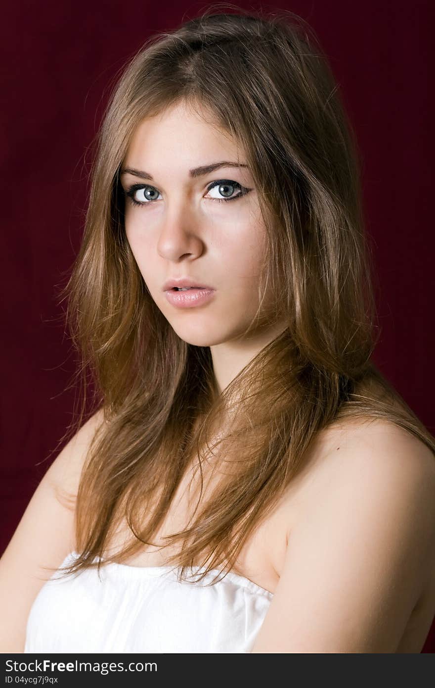 Portrait of beautiful model