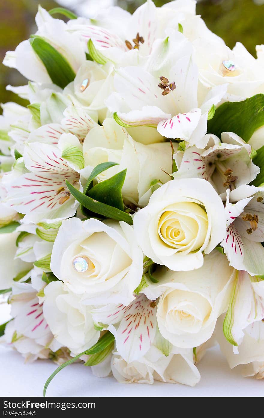 Bride Bouquet At Wedding