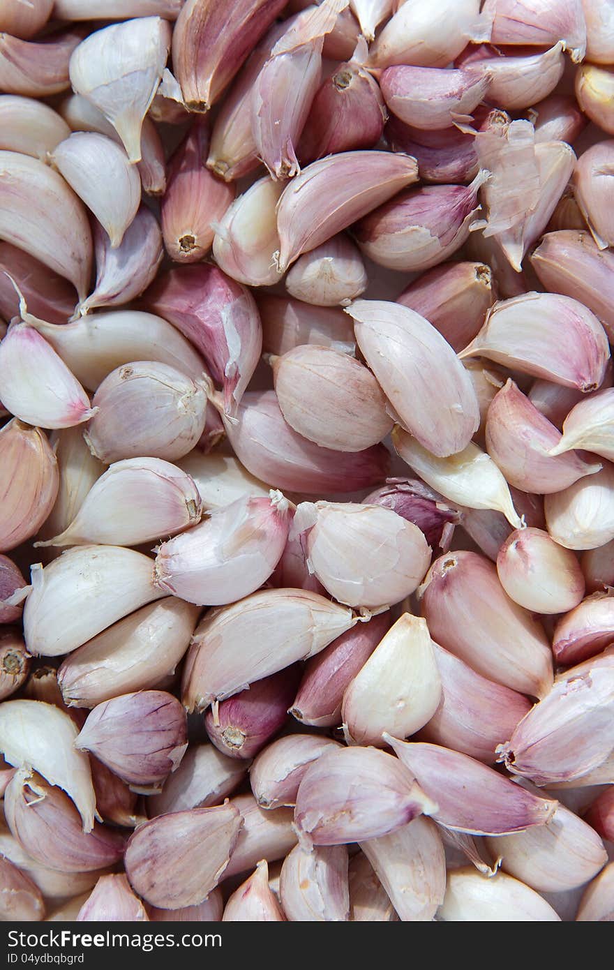 Garlic background