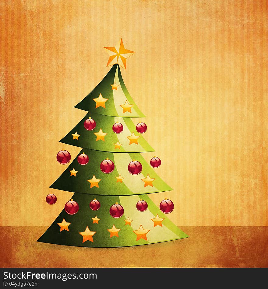 Illustration of grunge green Christmas tree interior background. Illustration of grunge green Christmas tree interior background.