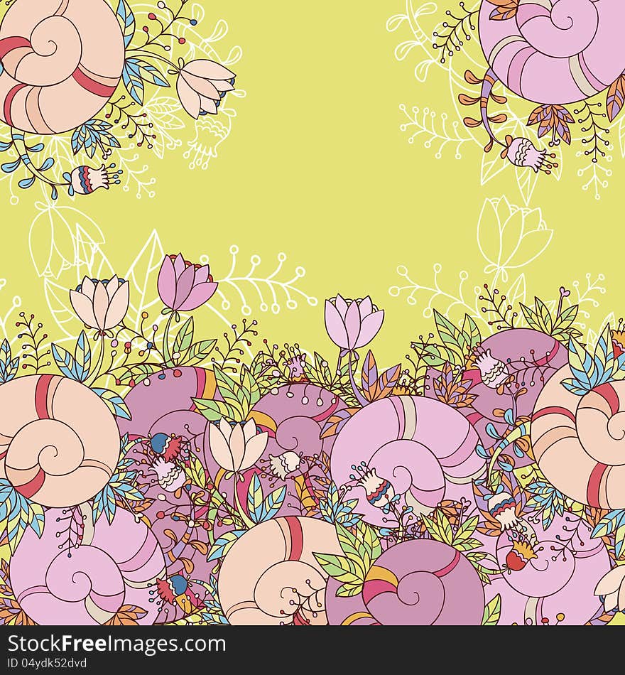 Background With Flowers