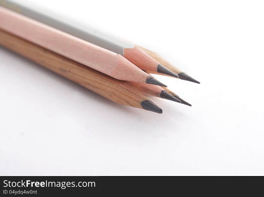 Four Wooden Pencils