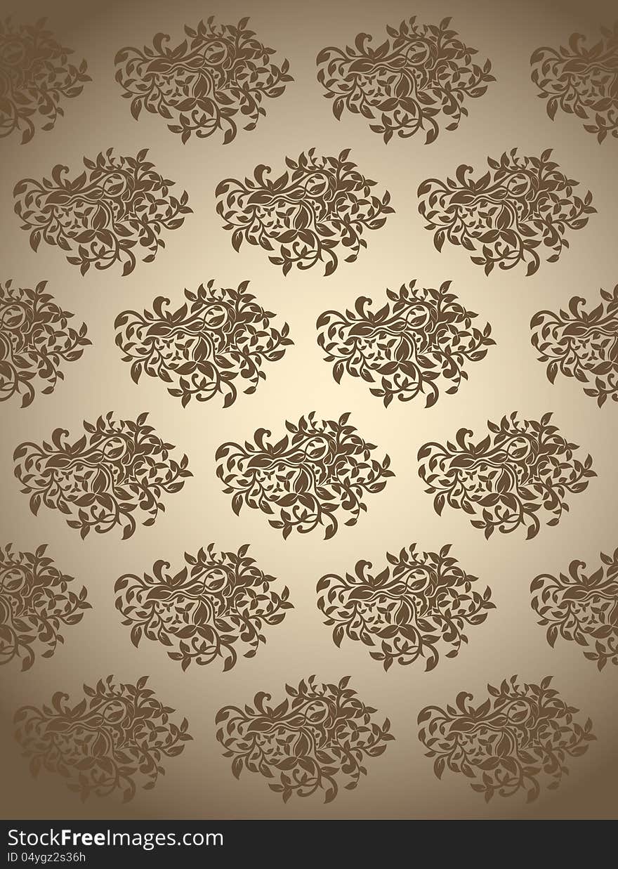 Seamless floral  background