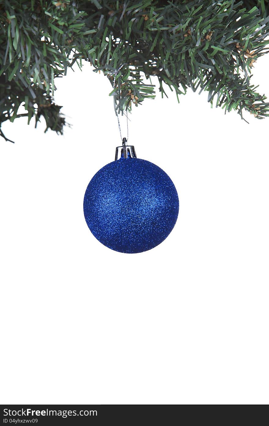 Christmas Ball On A Fir Tree