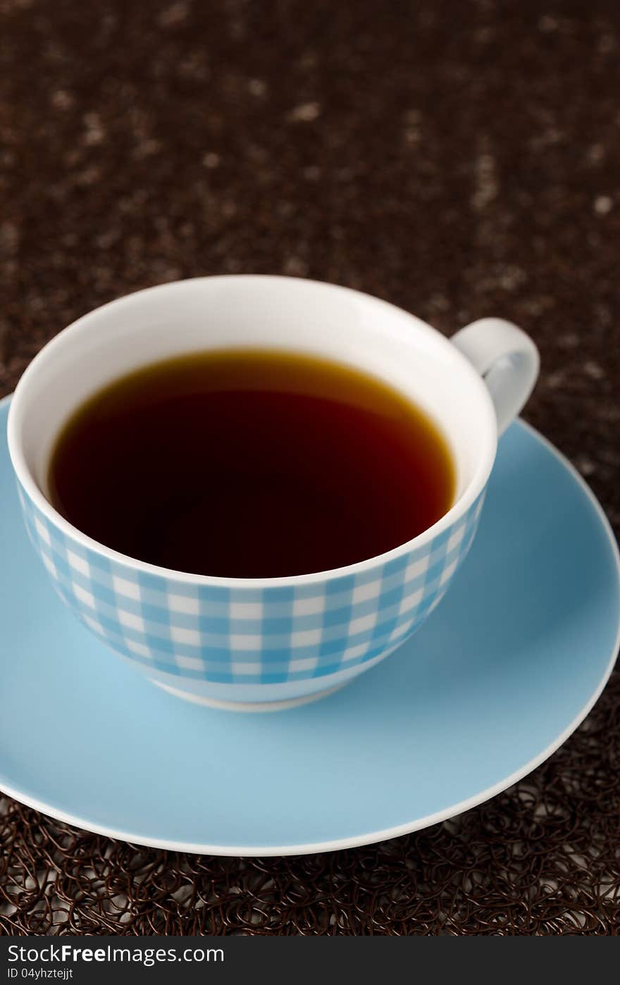 Cup of tea on a dark background. Cup of tea on a dark background