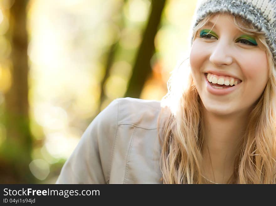 Smiling Forest Girl