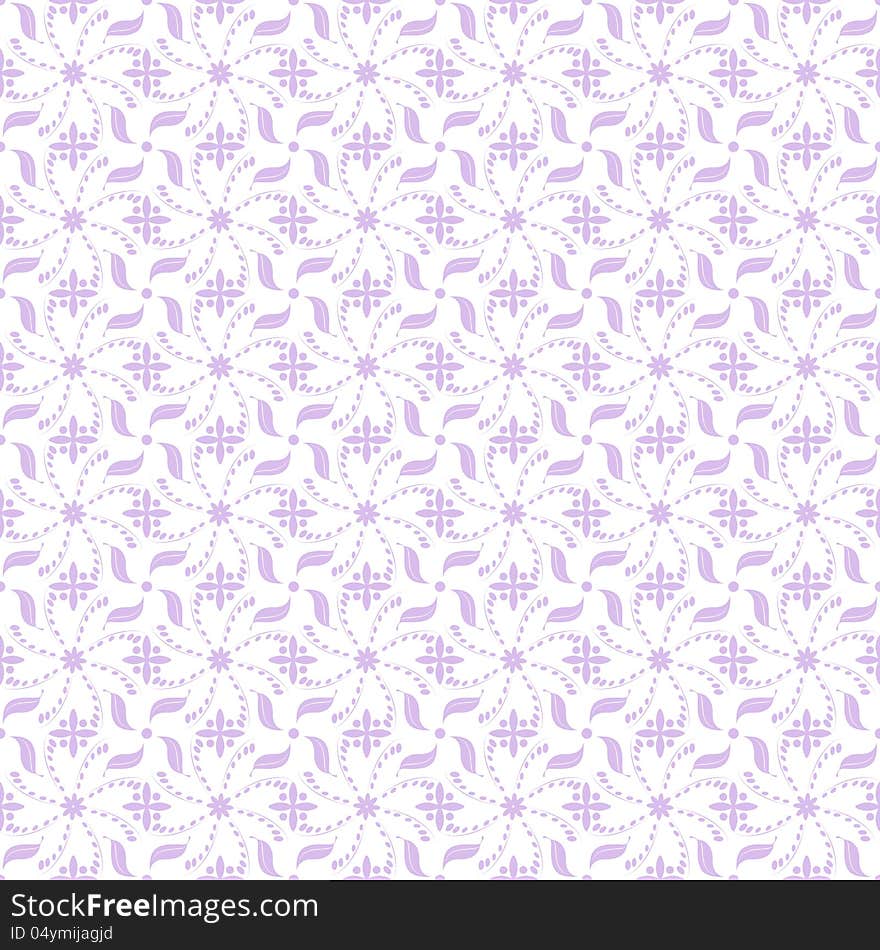 Beautiful background of seamless floral pattern