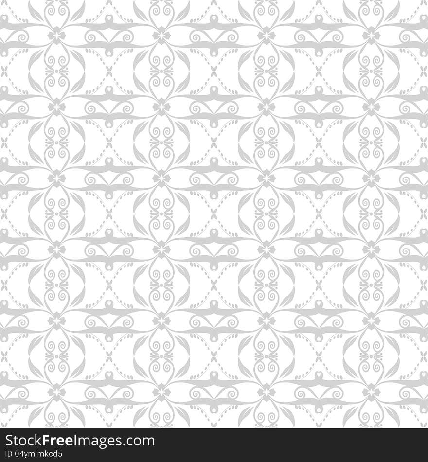 Beautiful background of seamless floral pattern