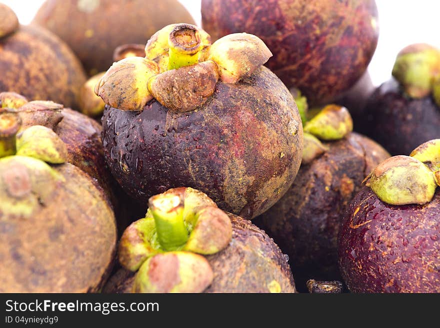 Mangosteen, tropical fruit in thailand