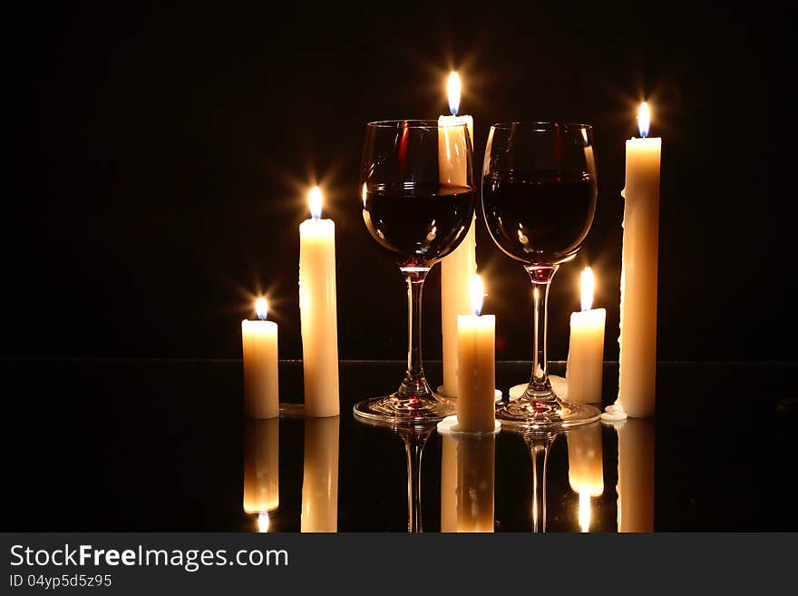 Wine And Candles