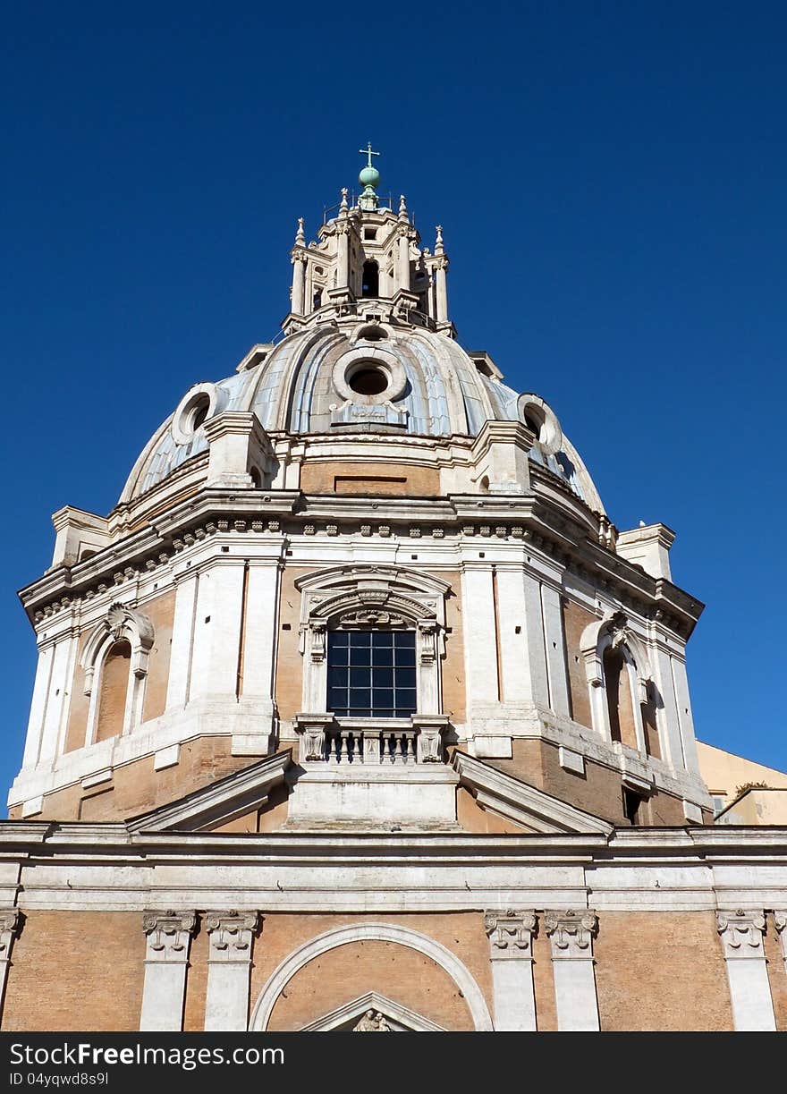 The Church of the Most Holy Name of Mary at the Trajan Forum. The Church of the Most Holy Name of Mary at the Trajan Forum