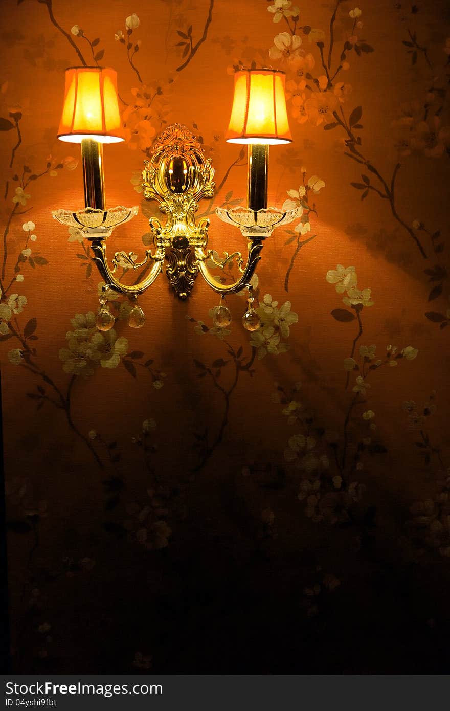 Image of vintage wall lamp