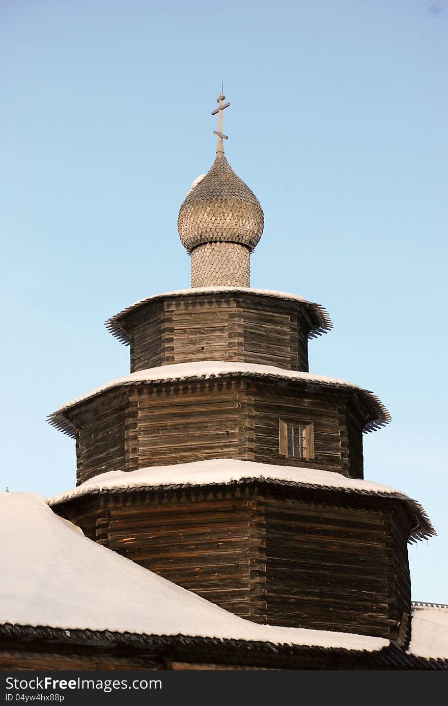 Wooden church.