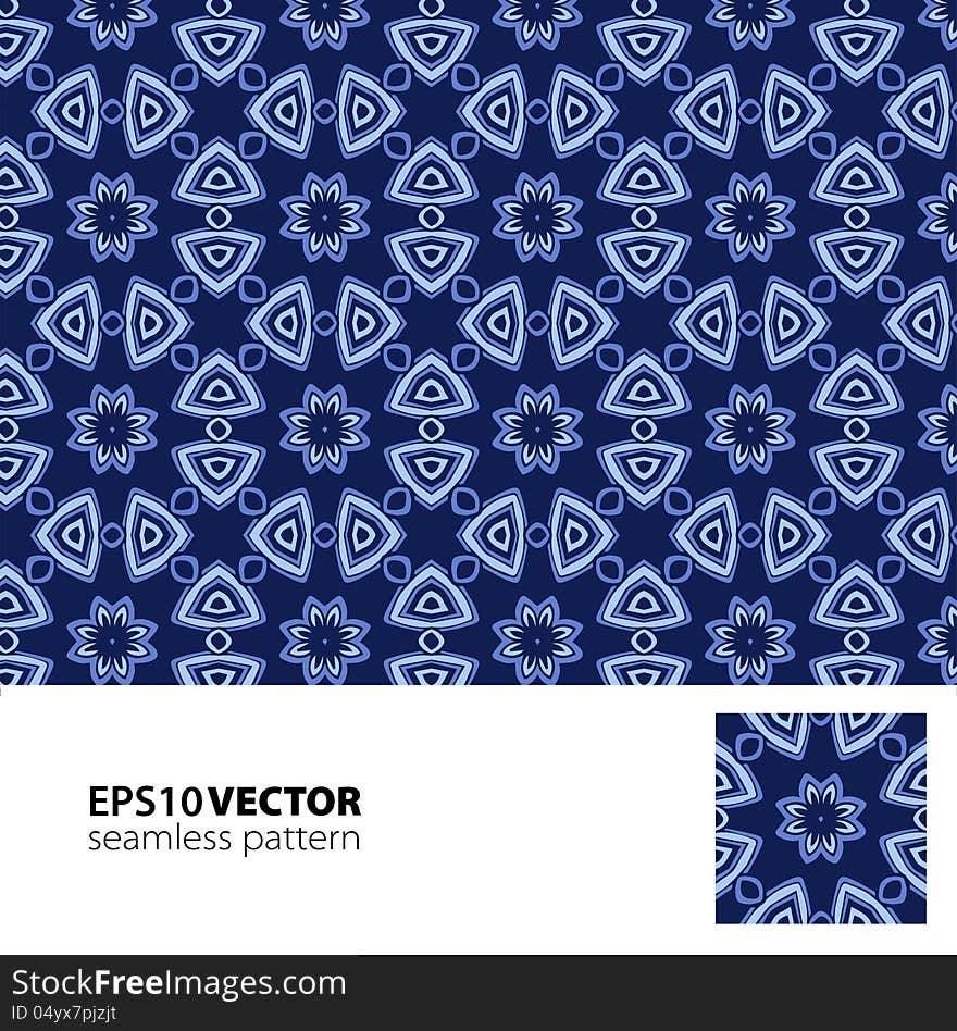 New Years Eve blue seamless pattern. New Years Eve blue seamless pattern