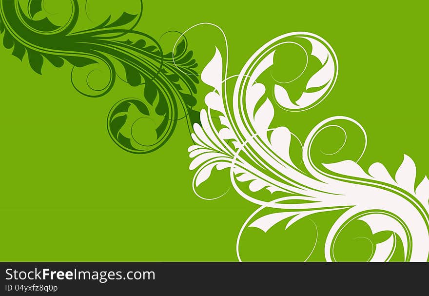 Floral background for design use