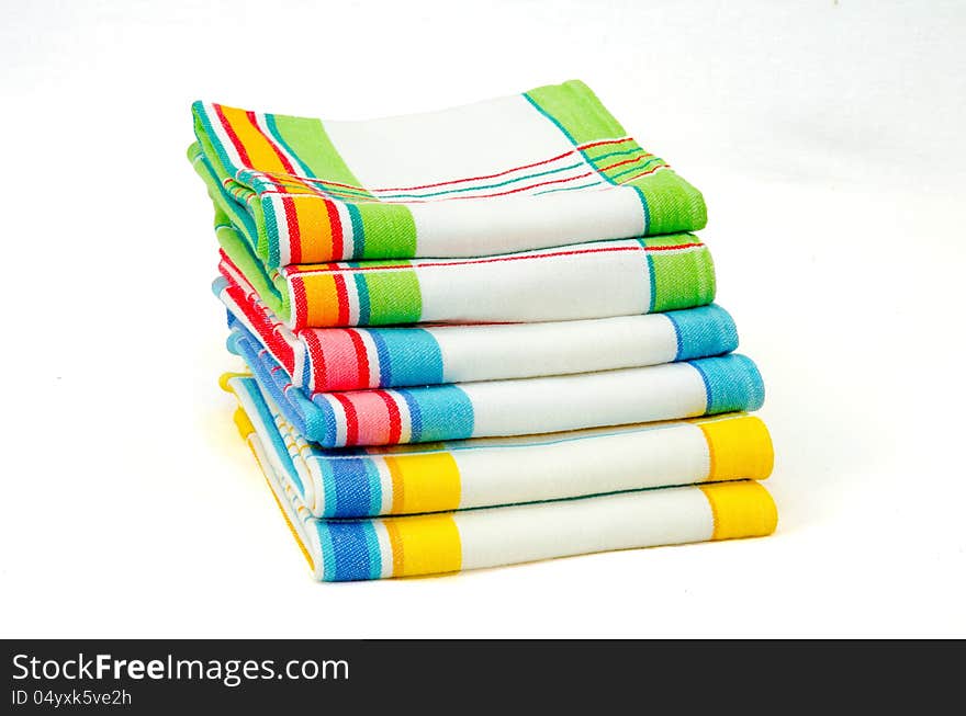 Stack of dishtowels