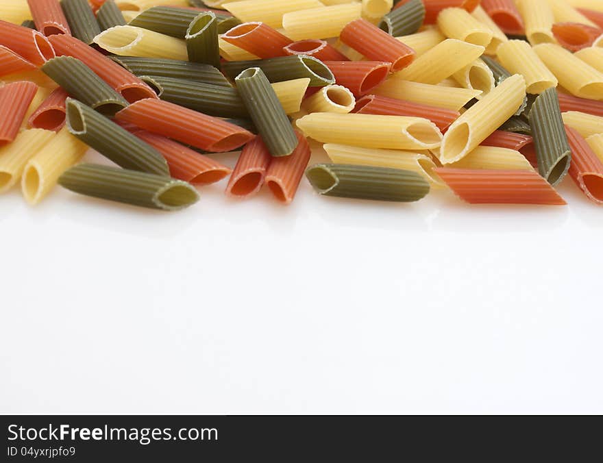 Italian colored pasta