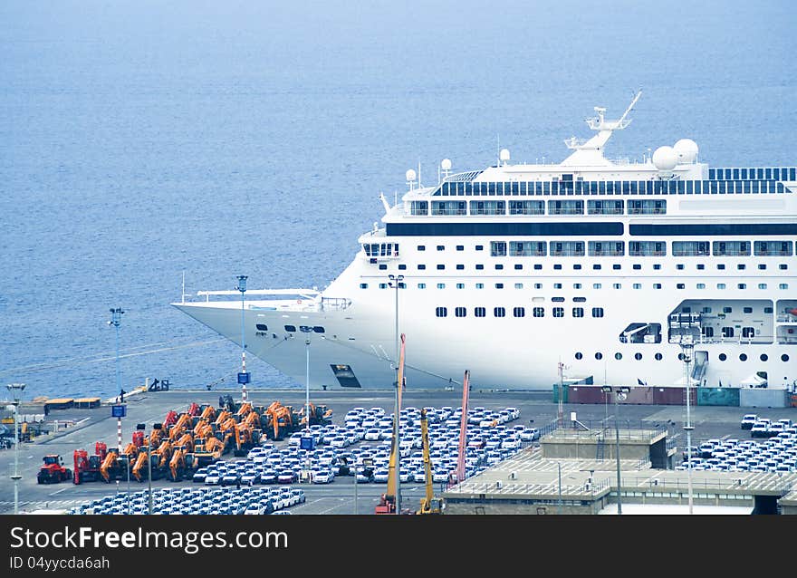 Marine port of Eilat