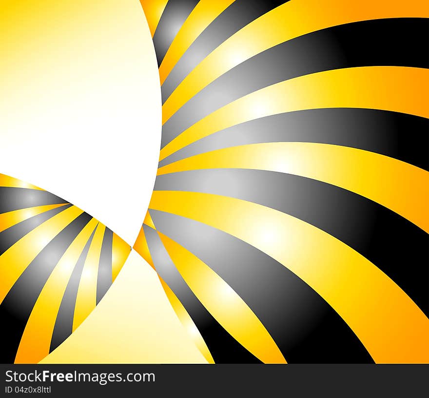 Black and yellow abstract background. Black and yellow abstract background