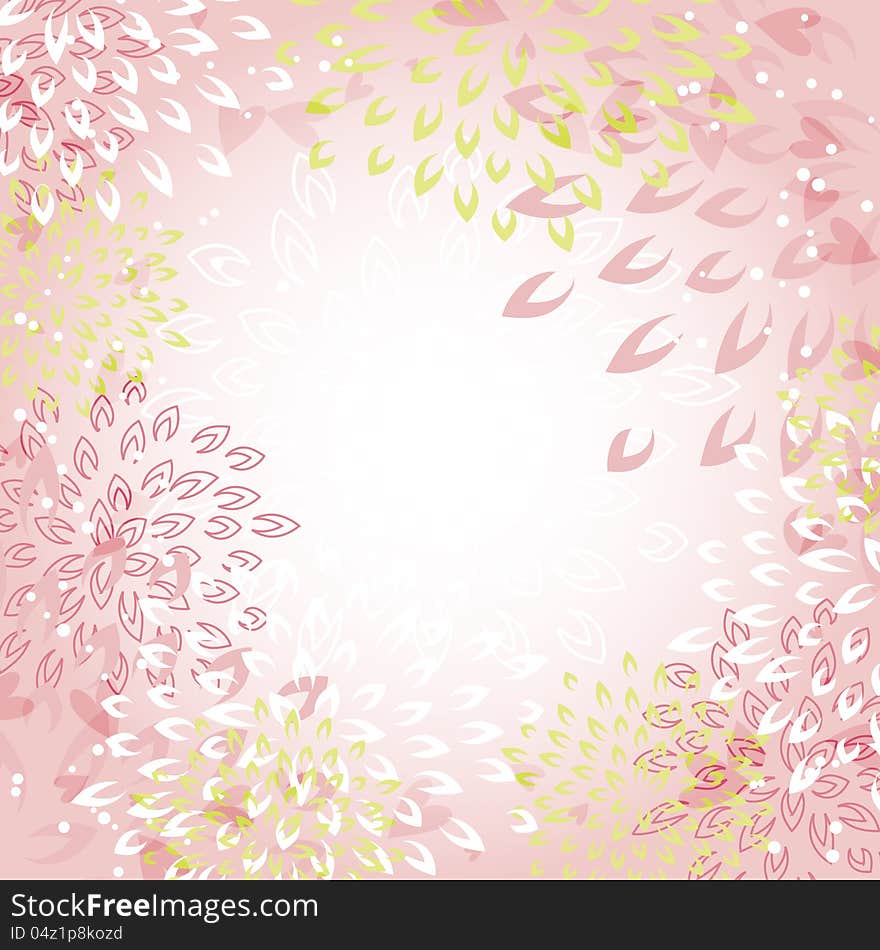 Background With Flowers