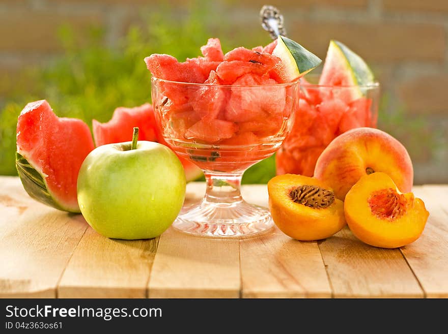 Fresh fruit-sweet tasty dessert