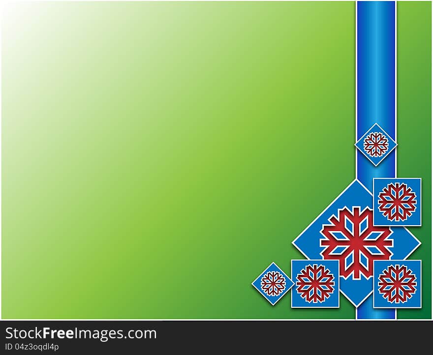 Background With Snowflakes