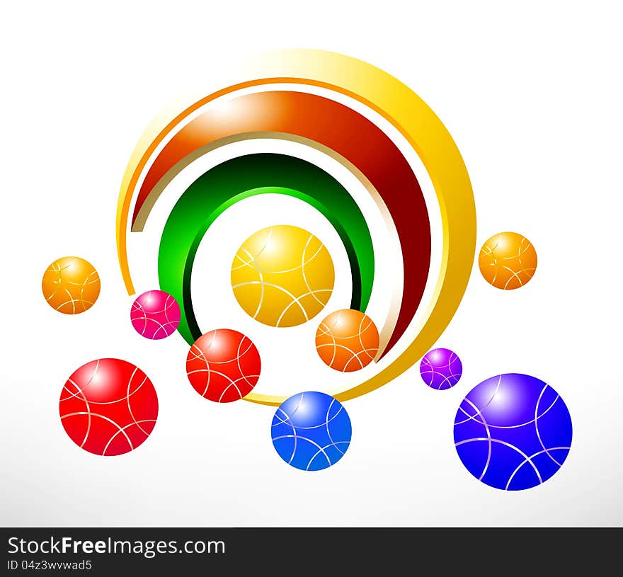 Colorful balls