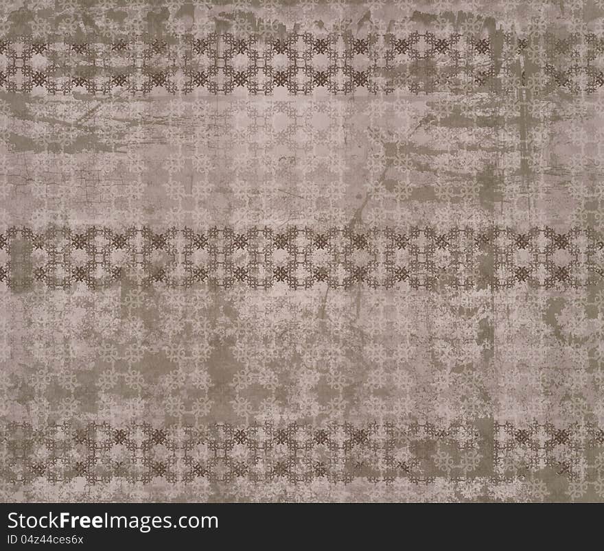 Grunge vintage flourish background