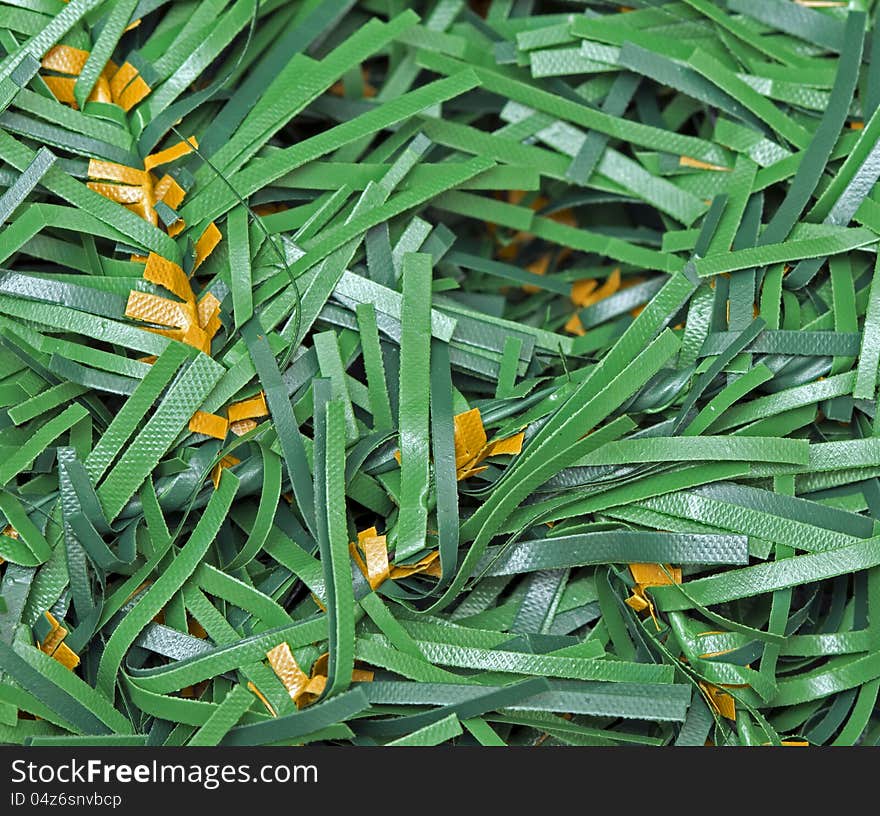 Macro image of plastic pine spines. Macro image of plastic pine spines