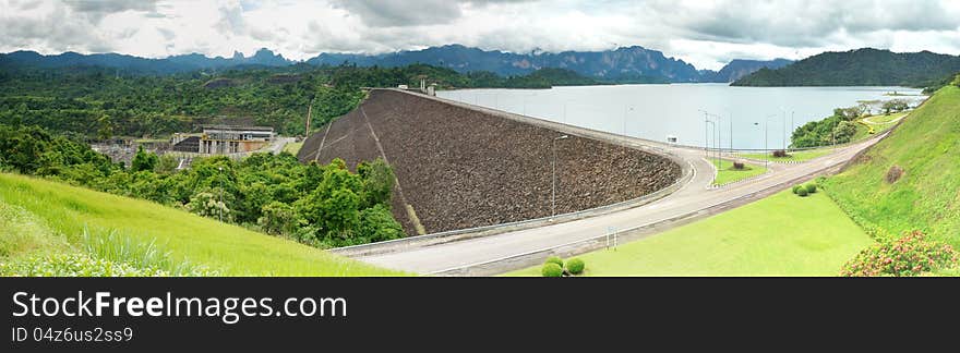 Dam in Thailand for electricity.