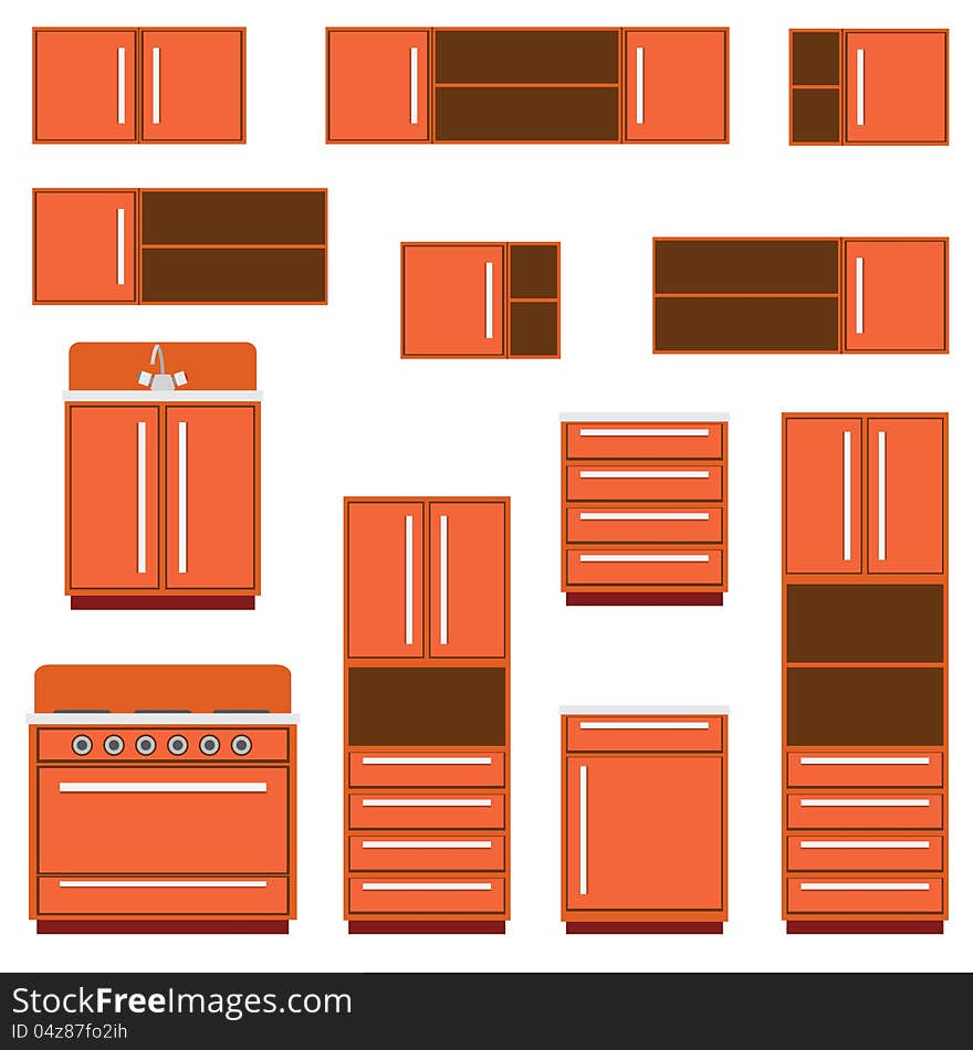 Kitchen furniture.